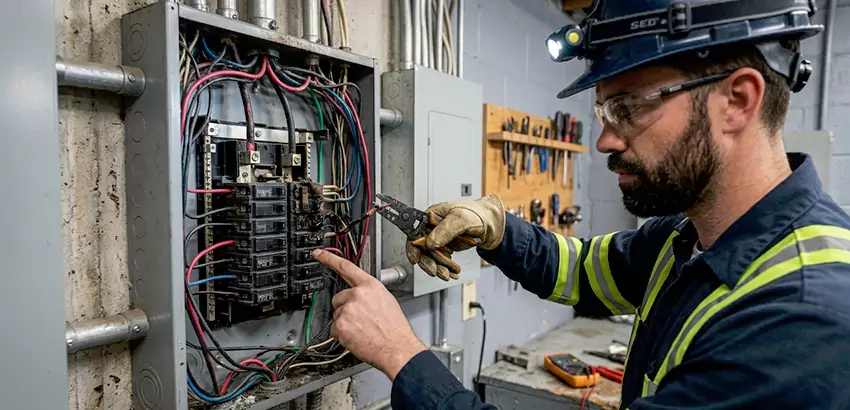 Breaker Box Short Circuit Repair in Lithia