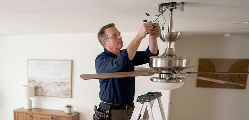 Ceiling Fan Light and Switch Repair in Lithia