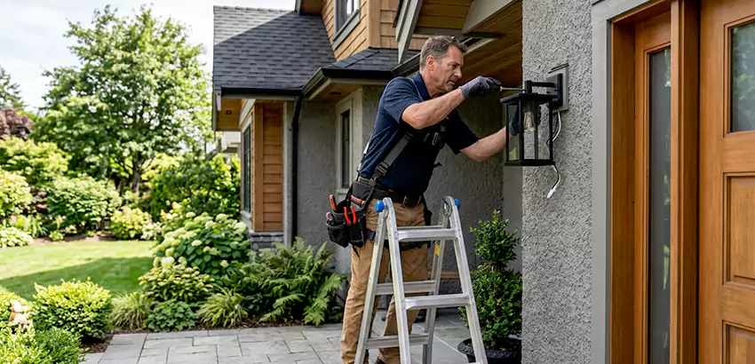 Outdoor and Exterior Light Fixture Installation in Lithia
