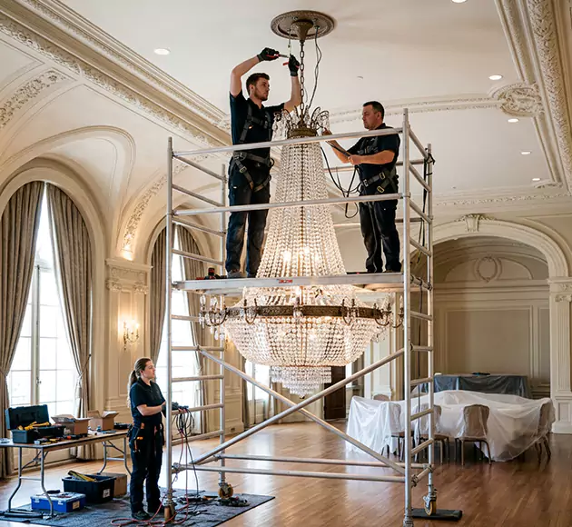 Professional Chandelier Installation: Your Local Fixture Team in Lithia, FL